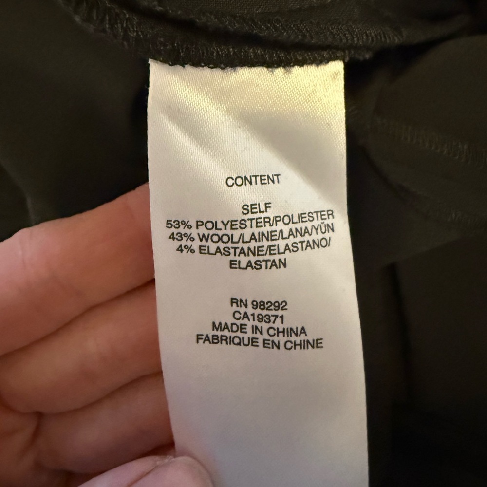 Tibi tropical wool black jogger pants with zips - Picture 3 of 4